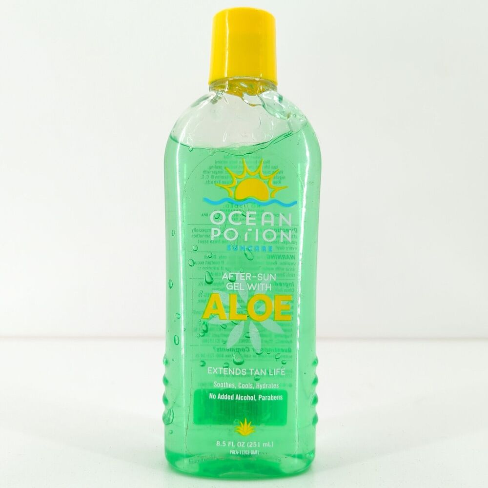 Ocean Potion Suncare After Sun Gel Aloe Extends Tan Life 8.5 fl oz READ DESCRIPT